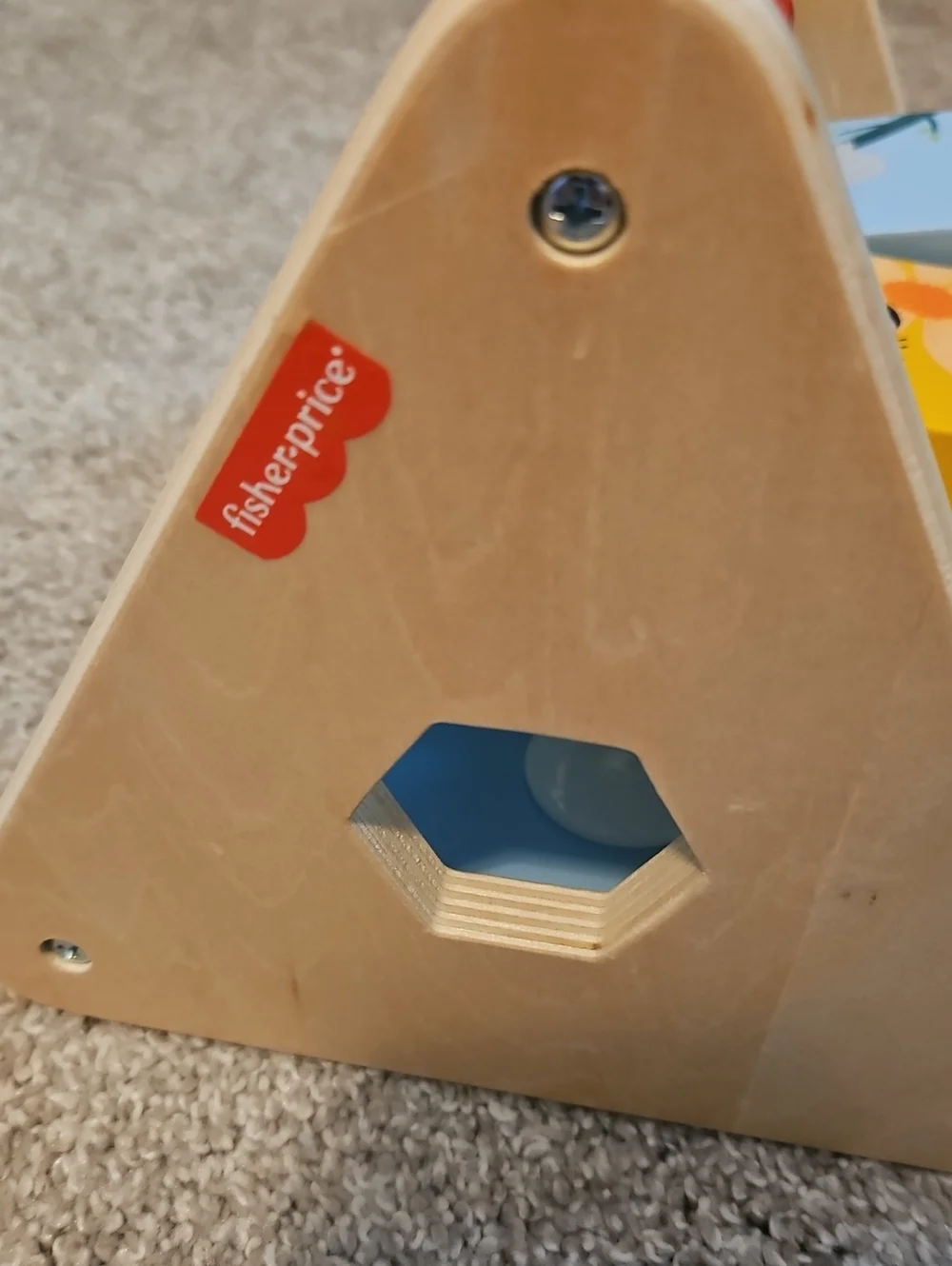 Fisher-Price Wooden Montessori Activity Triangle Baby Toddler Toy